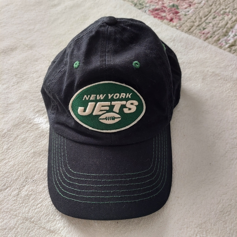 New York Jets ball cap unisex  adjustable Raised Logo Like New